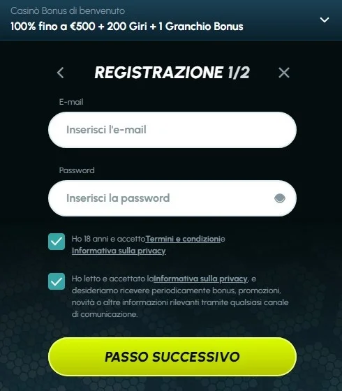 Slotexo casino registrazione